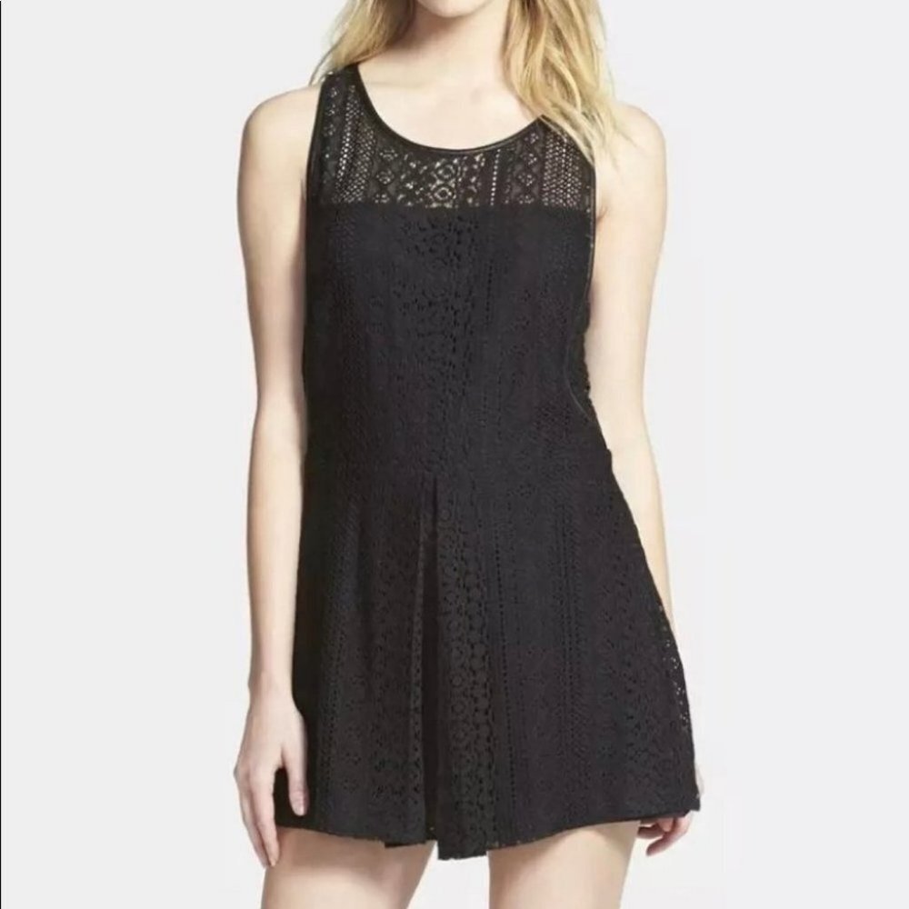 Rebecca Minkoff Marriane Lace Sleeveless Romper